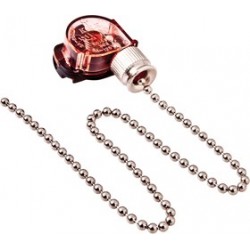 Выключатель для настенного светильника  цепочка короткая