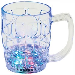 Светильник светод."Пивная кружка", 5LED,разноцв.,IP44,б,285ml,FL104 Остаток 3