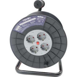 Удлинитель на катушке 4х30м с заземл. 6А IP20 (3х0.75) Tokov Elektrik