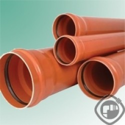 RU-ХК ПВХ Труба канализационная наружн. ML 110x3,2