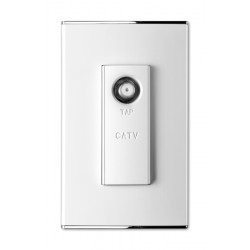 4510 Розетка TV оконечная,Parthenon White